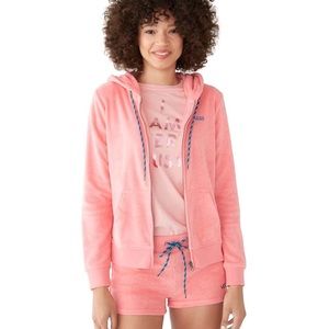 NWT Vans Breezy Zip Hoodie Strawberry Pink M
